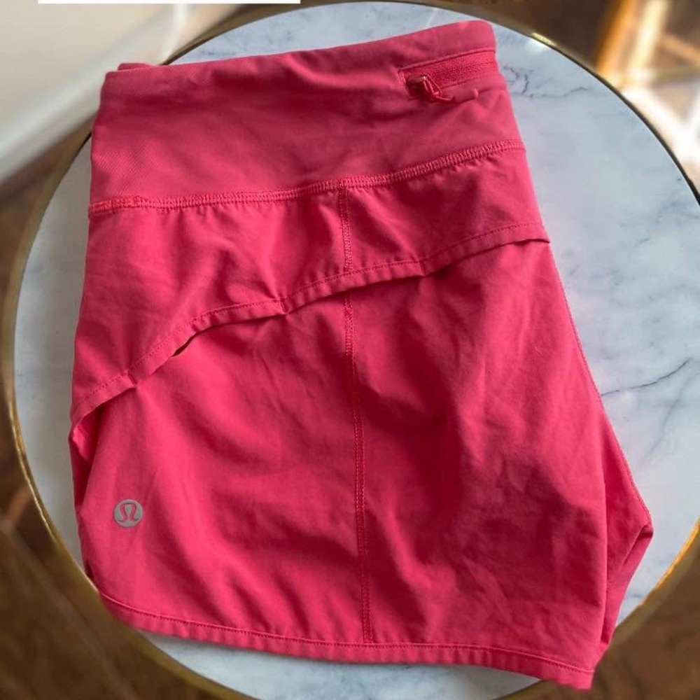 Lululemon Pink Speed Up Shorts